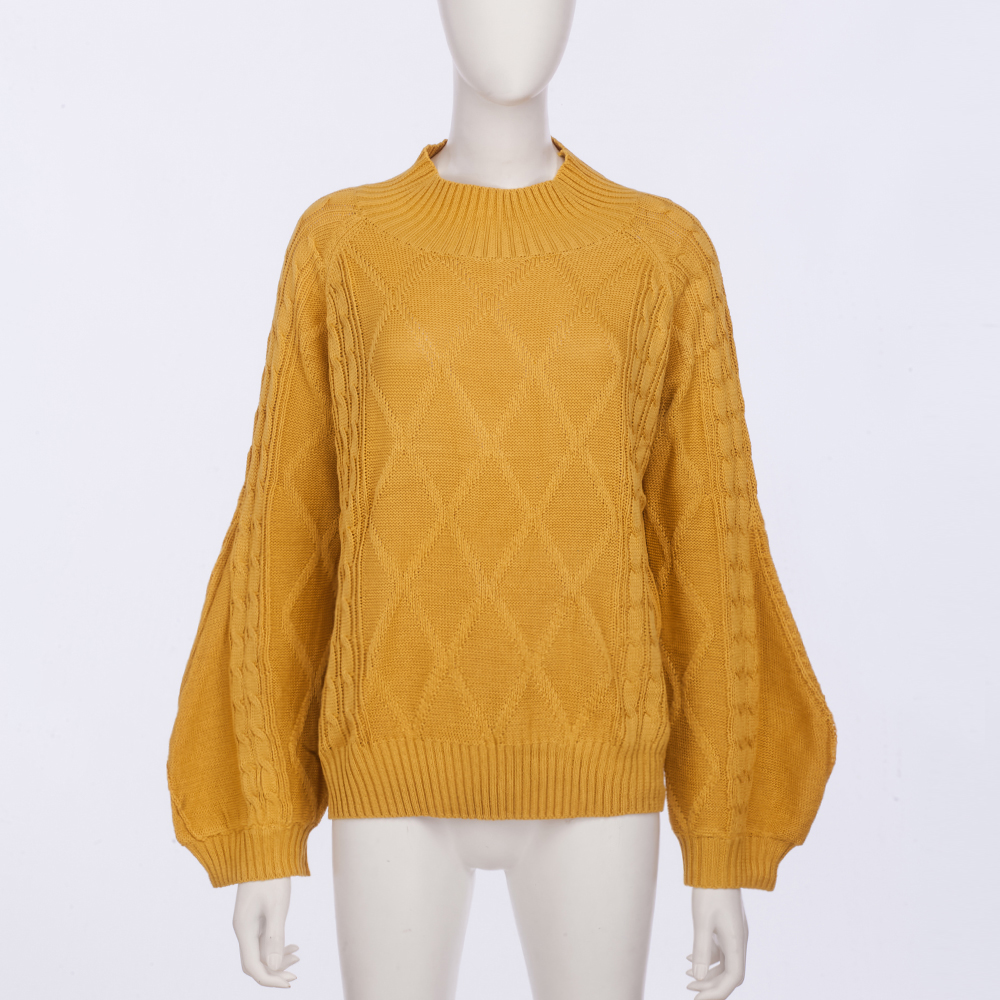 SZ60240-2 Solid Color Sweater